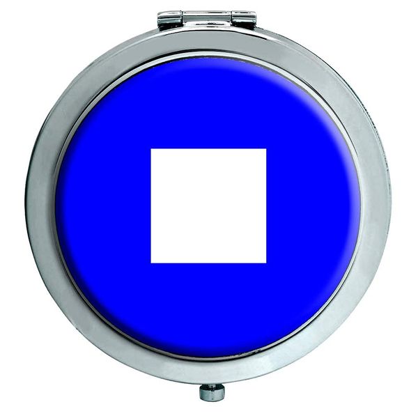 Papa Blue Peter Signal Compact Mirror