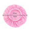 2 Pcs Kids Satin Sleeping Caps Head Cover Bonnet with Elastic Band Hair Care Cap Night Hat for Baby Toddler Teens (Purple and Pink)