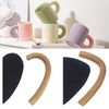 ChenYuehao 12Pcs Practical Small Mug Handle Forms Useful Pottery Ceramic Molds Durable Pottery Tools Mug Handle Molds for Pottery, Ceramic Tools