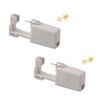 KISEER Ear Piercing Gun, 2 Pcs Disposable Sterile Ear Nose Piercing Kit Safety Tool With Ear Stud Piercing Kit (Gold)