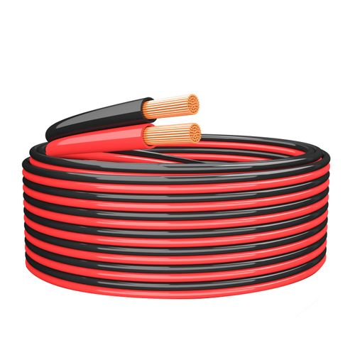 14 Gauge Wire 50FT 14 AWG 2 Conductor Red Black Copper Wire Flexible Cable for Home, Garden, Courtyard, Lamp Cord, Automotive Wiring, Marine Cable