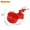 12PCS Chicken Automatic Watering Cups Drinker Waterer for Duck Quail Poultry New