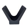2Pcs V-Span Boat Trailer Bow Stop 2" Width X 4" Non Marking Polyurethane Mounting Hole 1/2"