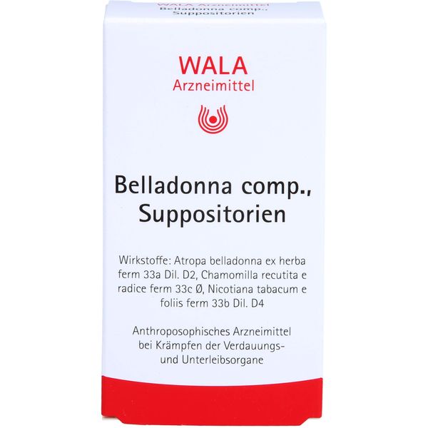 WALA Belladonna comp. Suppositorien, 10 St. Zäpfchen