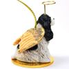 Cocker Spaniel Black & White Pet Angel Ornament