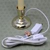 IMC Cape Cod Electric Candle w/ Steady Lighting- Brass, 9.5" (Qty 1)