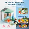Smart Bird Feeder with Camera 2K HD AI Identify Bird APP Wi-Fi Solar Panel