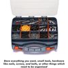 NEW TOOL BOX BITS STORAGE ORGANISER 21 COMPARTMENTS CASE SCREWS DIY ASSORTED | HARDWARE WORK TOOLS BITS | ADJUSTABLE DIVIDERS | CARRY HANDLE