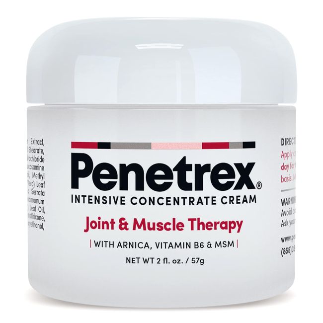 Penetrex Joint & Muscle Therapy – 2oz Cream – Intensive Concentrate Rub for Joint and Muscle Recovery, Premium Formula with Arnica, Vitamin B6 and MSM Provides Relief for Back, Neck, Hands, Feet