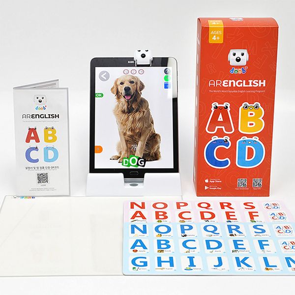 HSI Pre-School AR English Learning Tool with app and Alphabet Card