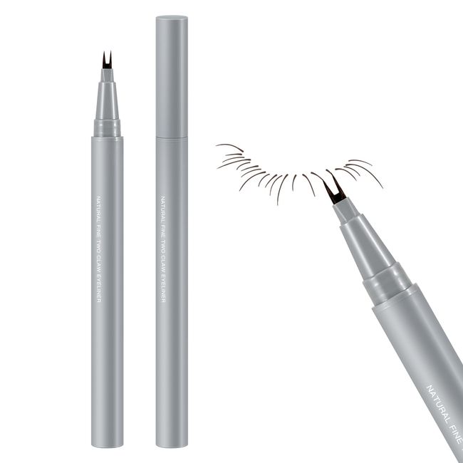 Boobeen Lower Eyelash Pencil, Double Tip Lower Eyelash Liner, Waterproof Liquid Eyeliner Pen, Precise Definition, Create to Natural Look Manga Lashes