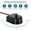 Replacement Charger Base Fit for Philips Sonicare Electric Toothbrush HX6100, Travel Charger Fit for Philips Sonicare HX3000 / HX6000 / HX8000 / HX9000 Series