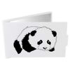 Azeeda 'Panda Lying Down' Compact/Travel/Pocket Makeup Mirror (CM00011083)