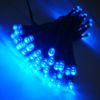 SuperLED Solar 60 Blue LED Light String NEW MULTI EFFECT + FREE FENCE/WALL MOUNT + STAKE