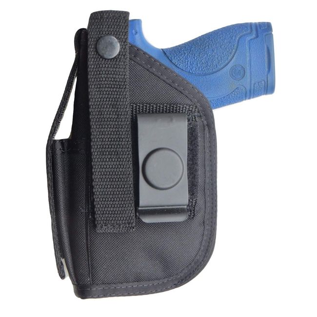 Belt Clip-on Holster for New, Larger S&W M&P M2.0 22 Compact with 3.675" Barrel..Will Fit with or Without Small Underbarrel Laser and Threaded Barrel