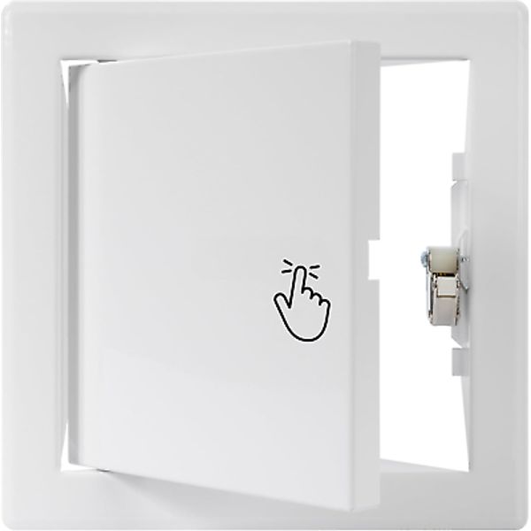 6"x6" Galvanized Steel Access Panel Door, Indoor Hatch with White Coating