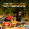 Uco 4-Piece Camping, Backpacking, Outdoor Kitchen Gear Mess Kit With B