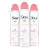 Dove Antiperspirant Deodorant Rose Petals, 3.8 Oz, Pack of 3