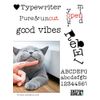 Tattoo Fonts - Lettering Scripts Tattoo Flash Design Book 64-Pages