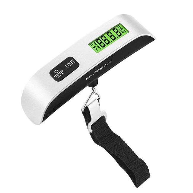 Digital Luggage Scale Portable Handheld Electronic Scale 50kg/110lb Fish  Hanging Weight Electronic Hook 