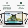 cloudfield Blue Light Glasses Men & Women - Maximum Blue Light Blocking Protection- Ease Digital Eye Strain - Comfortable for Computer - Durable w/Case