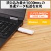 Elecom ESD-EMB0250GWH External SSD, 250GB, Compact, Portable, PS5/PS4 Compatible, USB 3.2 (Gen1)