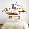 Construction Site Wall Decals Removable and Reusable Eco Friendly Construction Vehicle Wall Sticker!