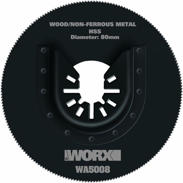 WORX WA5008 80mm Sonicrafter Oscillating Multitool Universal Circular Saw Blade