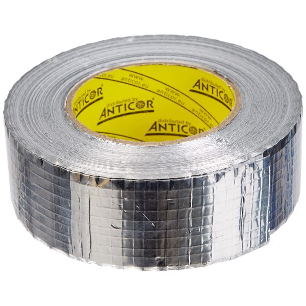 Aluminium Klebeband netzverstärkt 48mm x 50m von Lüftungs- und Klimaanlagen