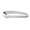 Global Classic Stainless Steel Curved Fish Bone Tweezers