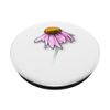 Coneflower Echinacea Magnus Blume PopSockets mit austauschbarem PopGrip