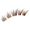 Brown 3D Fox False Eyelashes Fluffy Natural Single Cluster Segmented Self Adhesive Cartoon Eyelashes