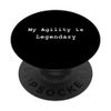 Agile Scrum Legend Lean Project Management Funny PM Coach PopSockets Swappable PopGrip
