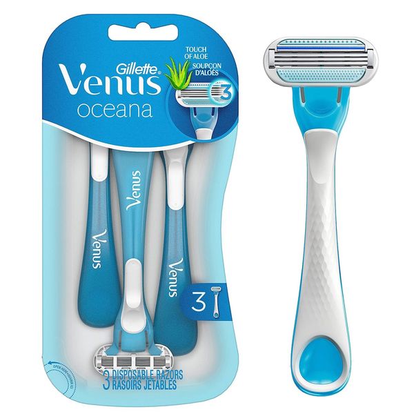 Gillette Venus Oceana Women's Disposable Razors - 3 Pack