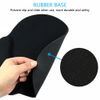 TEKXDD Dark Blue Mousepad, Ergonomic Mouse Pad Wrist Support, Mouse Mat with Memory Foam Rest