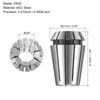 sourcing map ER20 Spring Collet, 3/8" Chuck for CNC Engraving Machine Lathe Milling Tool
