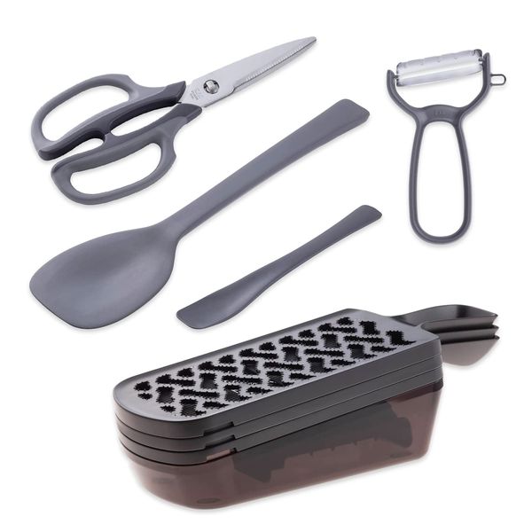 5 Piece Kitchen Tools Set (Grey)