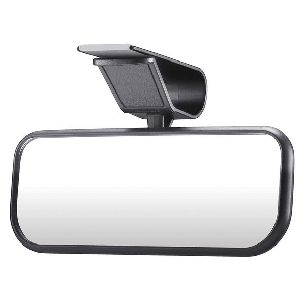 Carmate CZ490 Car Baby Mirror Auxiliary Mirror [Backseat Confirmation / Prevent Blind Spots] Sun Visor, Mounting Type, Angle Adjustable, Visor Mounting Support Mirror, Black