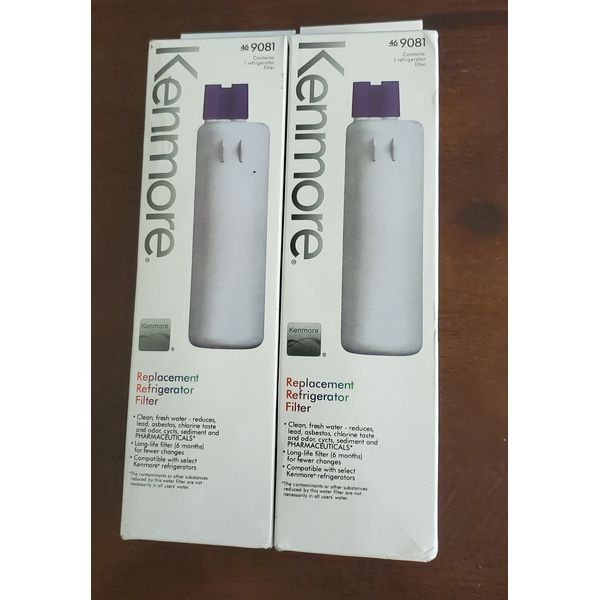 (2) Kenmore Refrigerator Water Filter 46-9081  New sealed