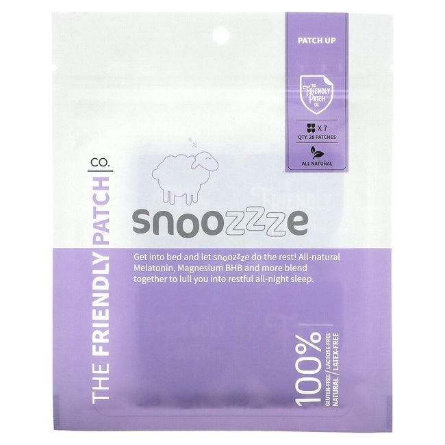 Snoozzze, Melatonin Sleep Patch, 28 Patches