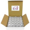 Beauticom 3G/3ML Round Clear Jars with Screw Cap Lids (Quantity: 200pcs)