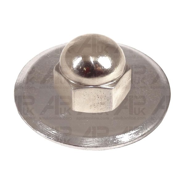 Chrome Steering Wheel Nut & Washer Replacement for Massey Ferguson FE35 TEA TEF 20 Tractor