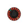 CASETiFY Snappy™ Mirror Smartphone Ring Compatible with MagSafe - Roulette Wheel - Black