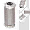 BARTOO 44mm 60 Micron Fuel Filter Element Replacement Stainless Mesh Compatible with AN6/AN8/AN10 Filter Accessories