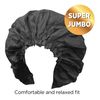 Donna Premium Collection Super Jumbo Shower Cap Black 22164