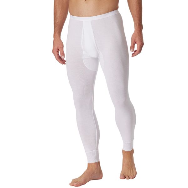 Schiesser Men's Y-fronts Thermal Bottoms - White - White (100-White) - 6