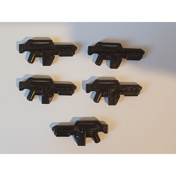 Lego compatible Aliens Pulse Rifle x5 Hard to find! minifigure gun accessories