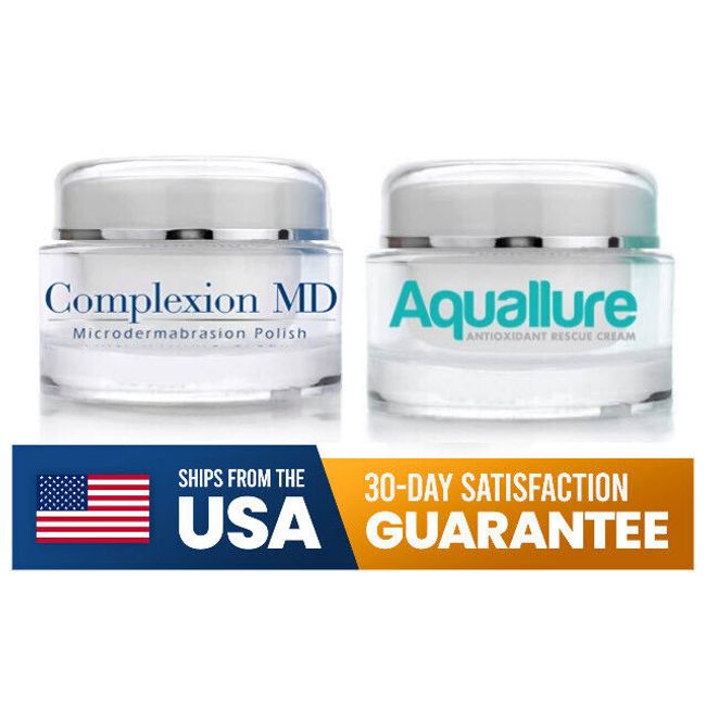 ComplexionMD Microderm Polish + Aquallure Bundle-Exfoliating-Anti Wrinkle-Repair