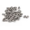 sourcingmap M3 x 6mm Cone Point Hex Socket Set Grub Screw Silver Tone 50 Pcs