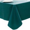  Vinyl Tablecloth with Flannel Backing 120" x 60" (Rectangular) Marrs Green